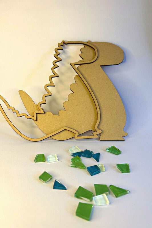 DIY Dinosaur Mosaic