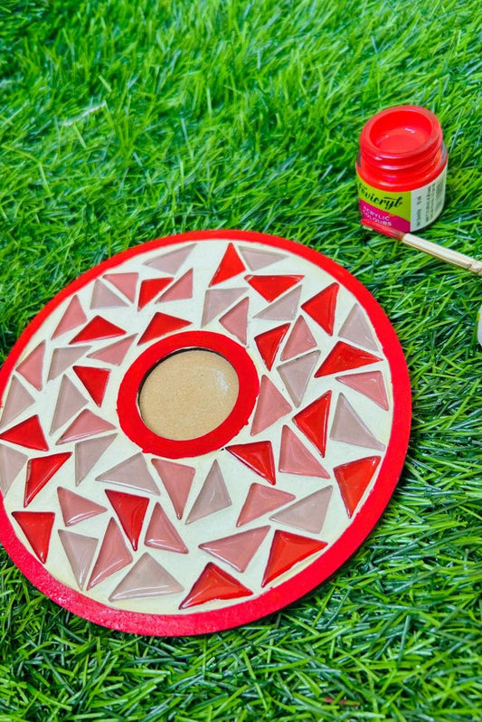 DIY Mosaic Tea Light Holders
